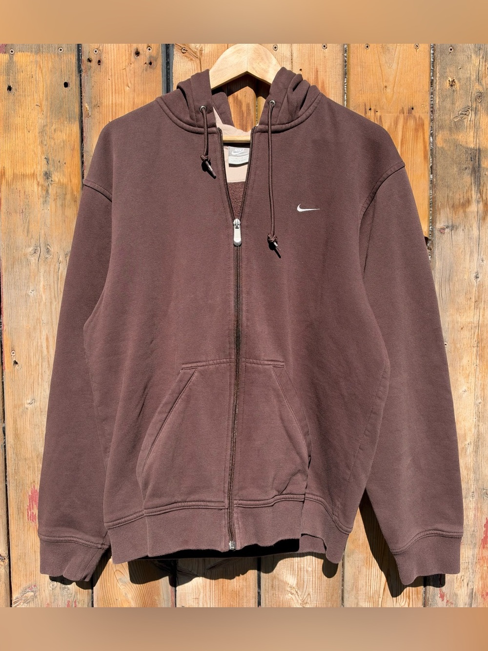 Vintage Mocha Brown Nike Zip Up - Men’s Medium